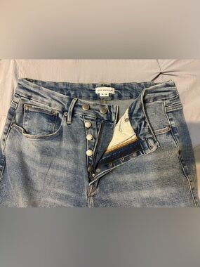 Good American Light Blue High-Rise bootcut Jeans